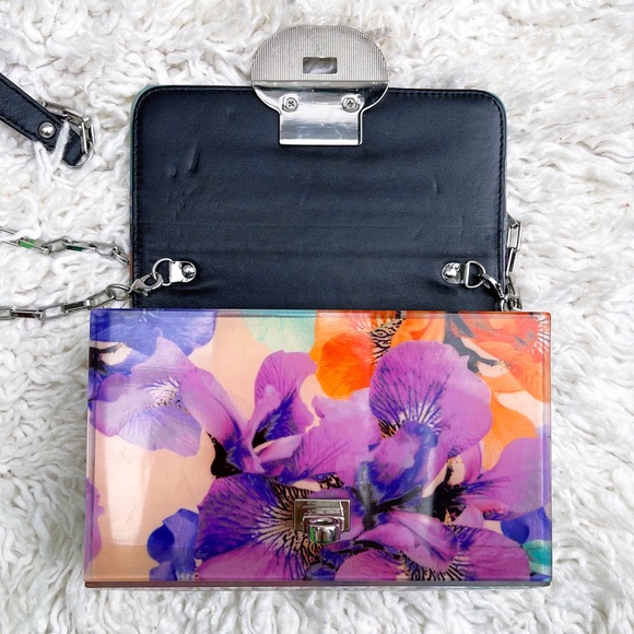 RAFE New York Crossbody Melissa Clutch/Crossbody Multi Color Acrylic Clutch - Picture 8 of 14